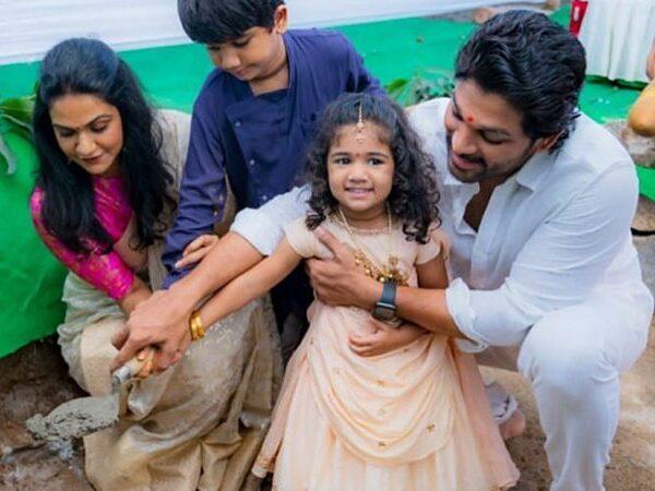 Allu-Arjun-and-wife-Sneha-to-build-a-new-house.-Kids-perform-Bhoomi-puja