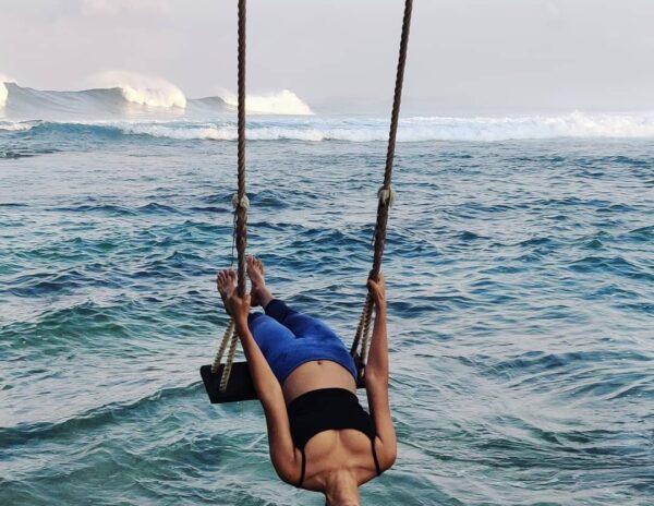 Pic Talk: Amala's Hot Vacation in Island Waters
