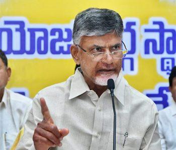 Chandrababu Naidu fires on YSR Congress government