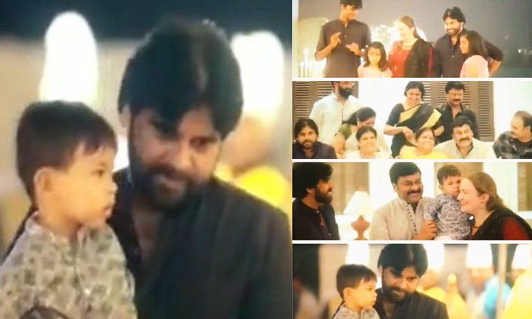 Chiranjeevi - Pawan Kalyan - Naga Babu -Diwali Celebrations
