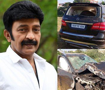 Rajasekhar Escapes Unhurt in A Major Accident