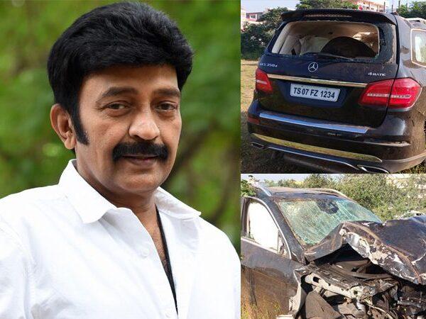 Rajasekhar Escapes Unhurt in A Major Accident