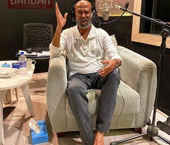 Rajinikanth-Kicks-off--Dubbing-with-Style