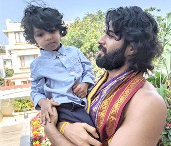 Vijay Deverakonda with Director Nag Ashwin son