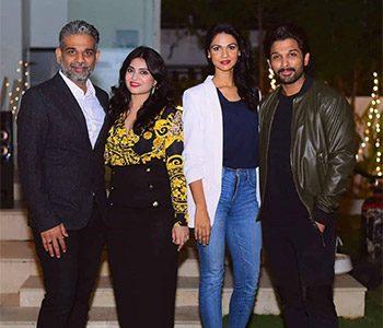 Pic Talk: Allu Arjun Celebrates with Allu Bobby & Wife
