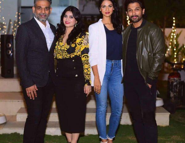 Pic Talk: Allu Arjun Celebrates with Allu Bobby & Wife