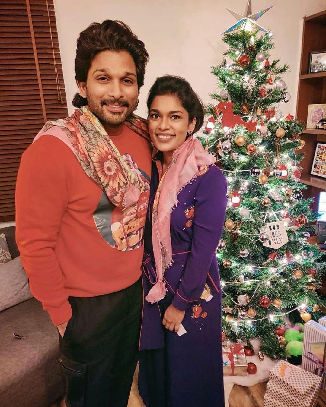 Pic Talk: Allu Arjun Turns Secret Santa for Sreeja