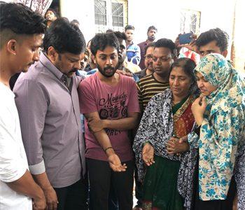 Chiranjeevi Garu and allu arjunpaid homage to Noor Bhai-