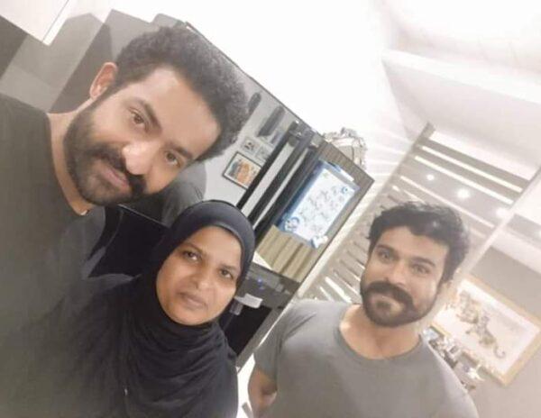 Female Fan's Viral Photo with NTR & Ram Charan (2)