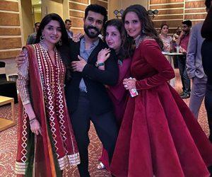 Ram Charan and Upasana at a Private Party