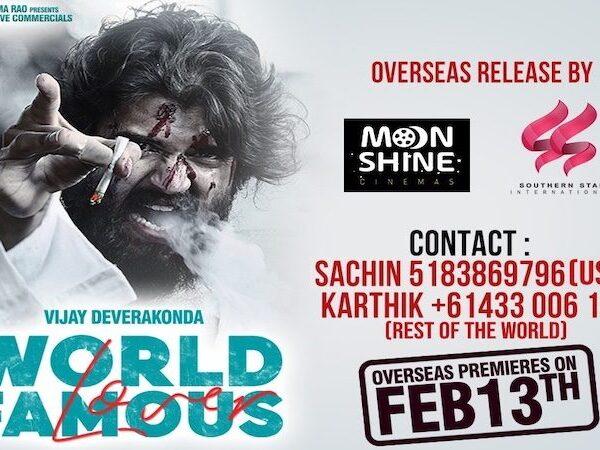 World Famous Lover Overseas release by Moonshine Cinemas