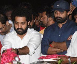 Jr NTR and Kalyan Ram at NTR Ghat