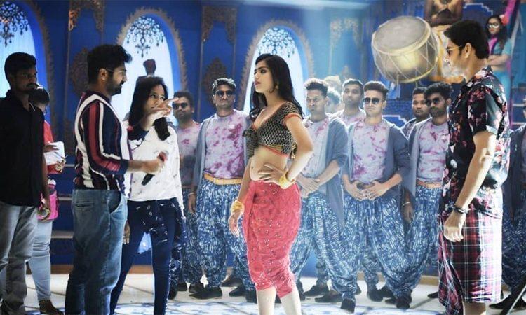 On Sets: Rashmika Mandanna's 'Mind Block' With Mahesh Babu