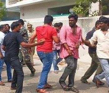 YSRCP attacks on Janasena party leaders panchakarla sandeep
