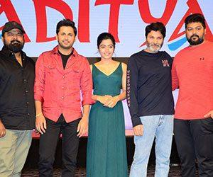 Bheeshma-Pre-Release-Event-Stills---Nithiin,-Rashmika-Mandanna