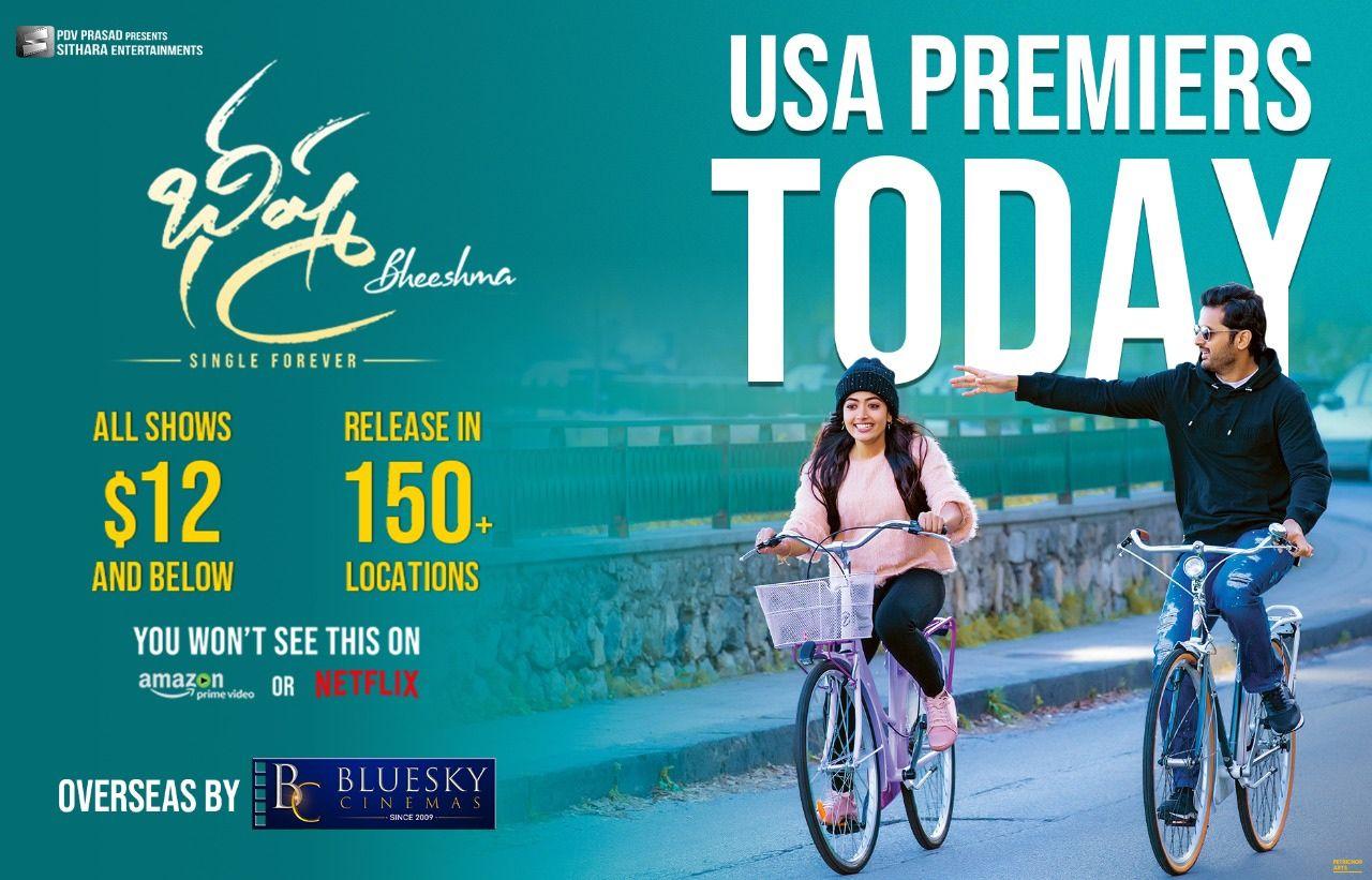 “Bheeshma USA Premiers Today”