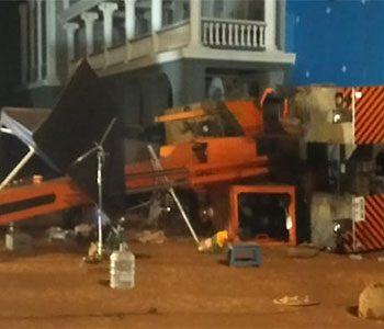 Major-Accident-on-Shankar-Indian-2-Sets