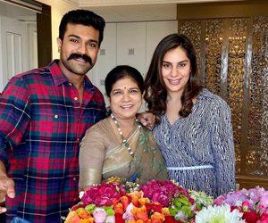 Ram Charan Celebrates His Mother Surekha Konidela Birthday