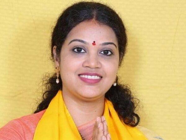 TDP MLA Adhireddi Bhavani files case in Disha Police Station