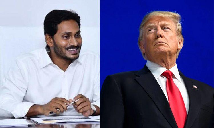 YS jagan - Donald Trump