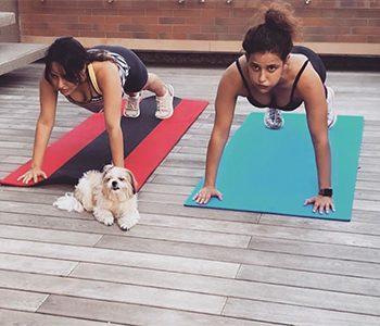 Actress-Neha-Sharma--Planking-on-the-Roof