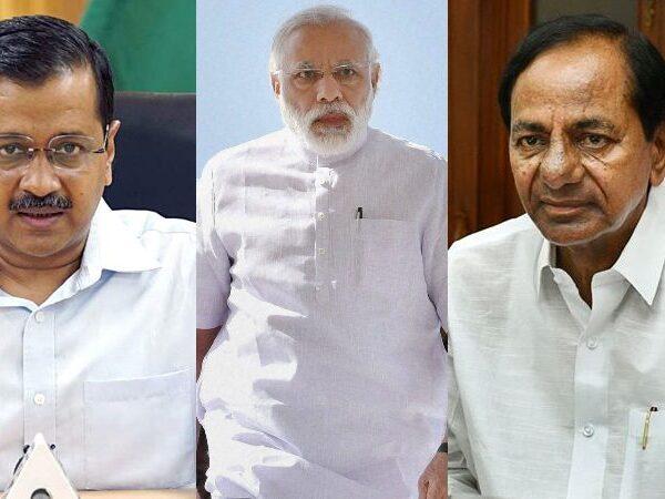 Arvind Kejriwal - Narendra Modi - KCR