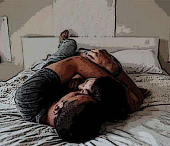 Girl caught with boyfriend