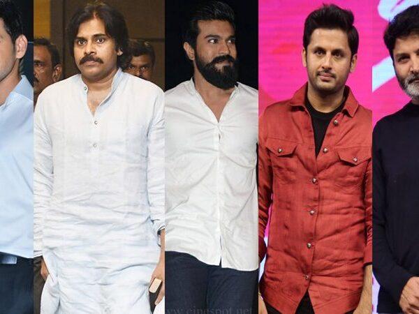 Mahesh Bbabu-Pawan Kalyan - Trivikram Srinivas - Ram Charan - Nithiin- Donations -for Coronovirus-relief fund