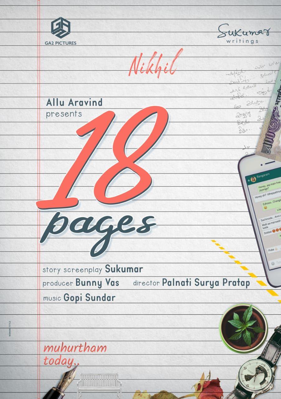 Nikhil Siddharth's Next Involving Big Names, Gets A Simple, But Intriguing Title 18 Pages