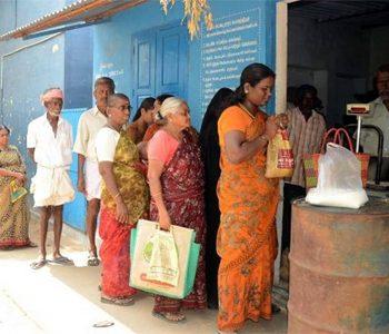 Ques at ration Shop in andhra Pradesh