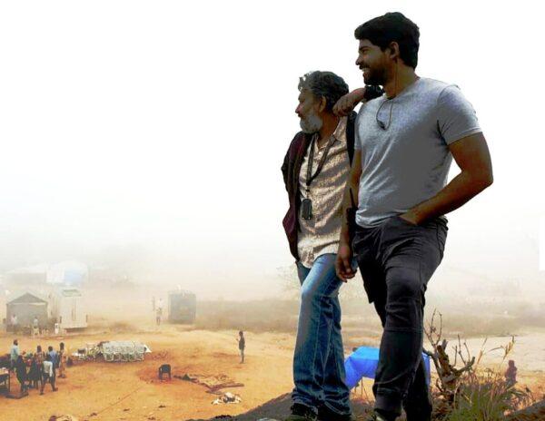 Rajamouli with his son karthikeya-