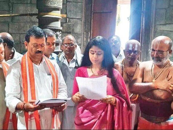 Sanchita Gajapati Raju chairman for simhachalam temple