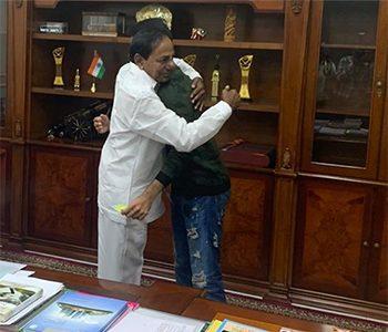 Social-Media-Version-of--KCR-Hugging-Nithin