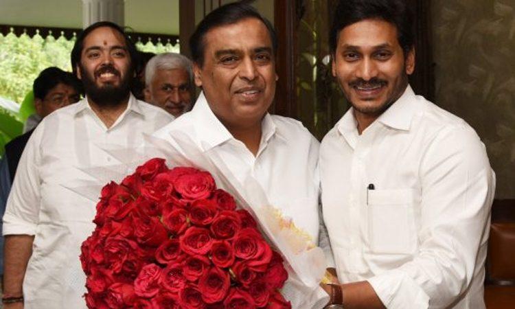 YS Jagan - Mukesh Ambani