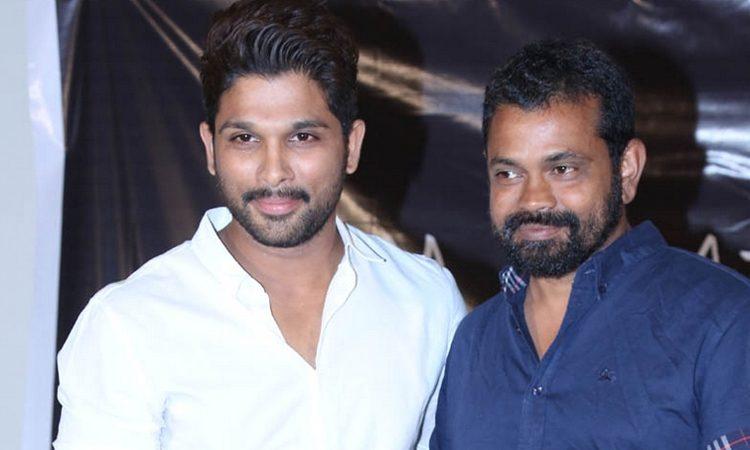 Allu Arjun Trying to Motivate Sukumar