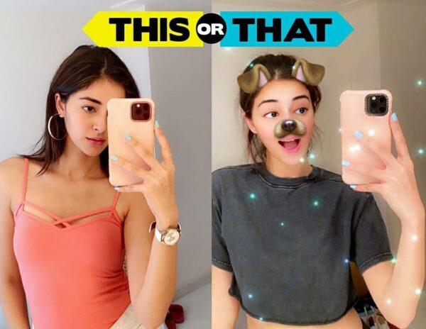 Vijay Deverakonda Hottest Girl Ananya Pandey Glams up for Challenge