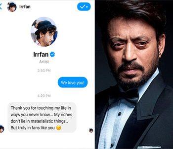It's Heart-Breaking: Irrfan Khan is Still Replying
