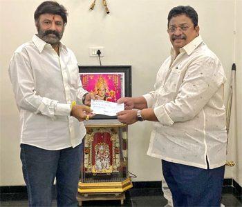 Hindupur MLA Nandamuri Balakrishna donates Rs 1 Crore 25 Lakhs to -Coronavirus relief fund