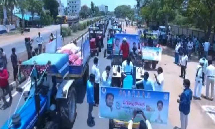 Kiliveti Sanjeevaiah Tractor Rally