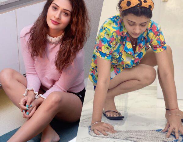 One-Film Sensational Heroine Mopping Floor, Now