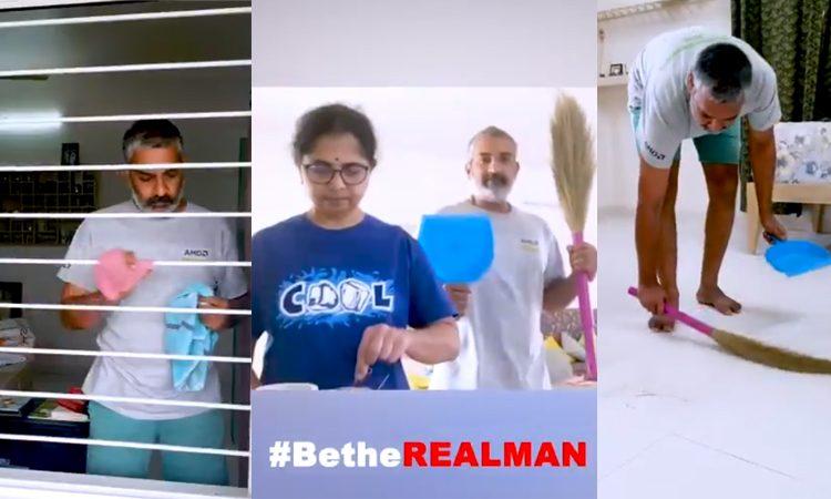 Rajamouli Finishes The Task, Challenges His RRR Stars Ram Charan and Jr NTR To Be Real Men