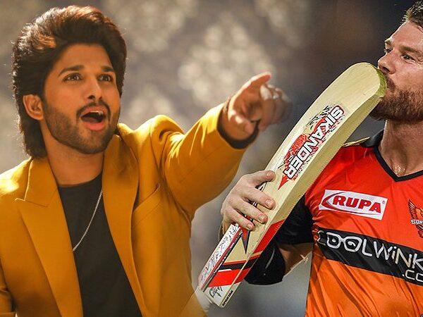 Allu Arjun David Warner
