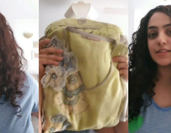 Nithya Menon Dress auction for donation