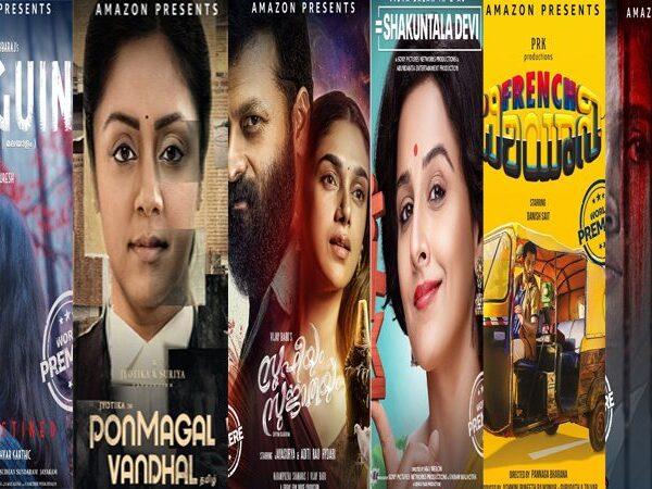 Direct- OTT Release -Penguin -Law- French Biriyani- Gulabo Sitabo-Shakuntala Devi - Sufiyum Sujathayum -Amazon -Prime