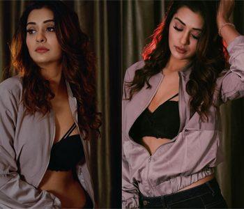 Payal Rajput -Hot in Black Bra