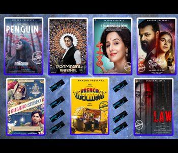 Penguin -Law- French Biriyani- Gulabo Sitabo-Shakuntala Devi - Sufiyum Sujathayum -Amazon -Prime
