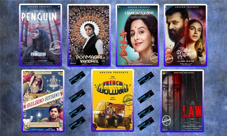 Penguin -Law- French Biriyani- Gulabo Sitabo-Shakuntala Devi - Sufiyum Sujathayum -Amazon -Prime