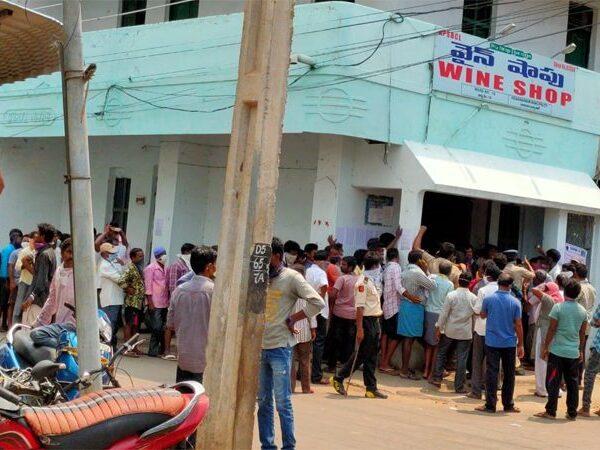 opening Liquor shops may spike coronavirus cases in andhra pradesh