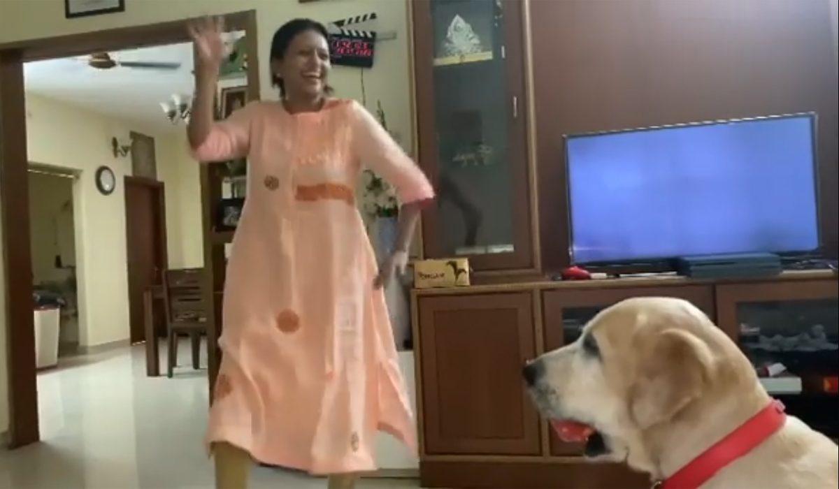 What Weird Dance, Suma Scaring Her Dog!