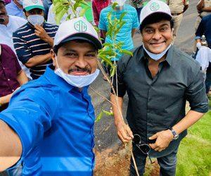 Chiranjeevi Participated in Green India Challenge